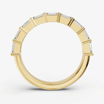 Prong Set East-West 0.15ct (15pt) Diamond Band
