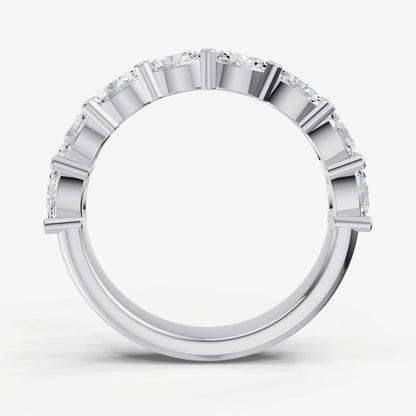 Prong Set East-West 0.15ct (15pt) Diamond Band