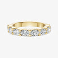 East-West Set Oval 15pt Diamond Band