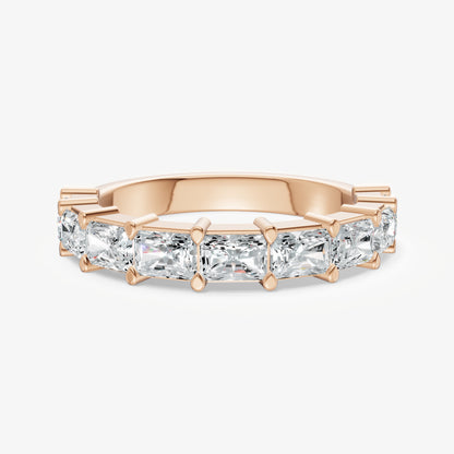 Prong Set East-West 0.15ct (15pt) Diamond Band