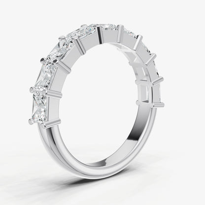 Prong Set East-West 0.15ct (15pt) Diamond Band