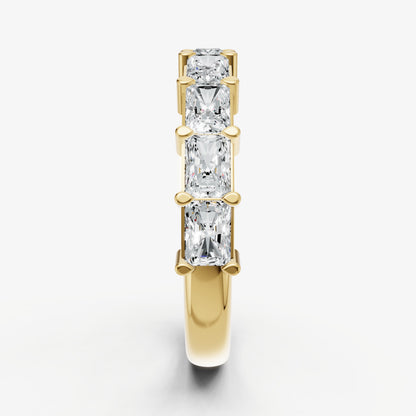 Prong Set East-West 0.15ct (15pt) Diamond Band