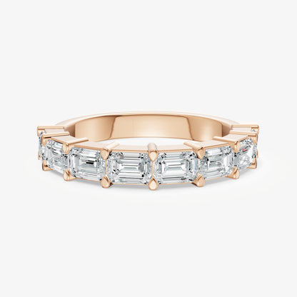 Prong Set East-West 0.20ct (20pt) Diamond Band