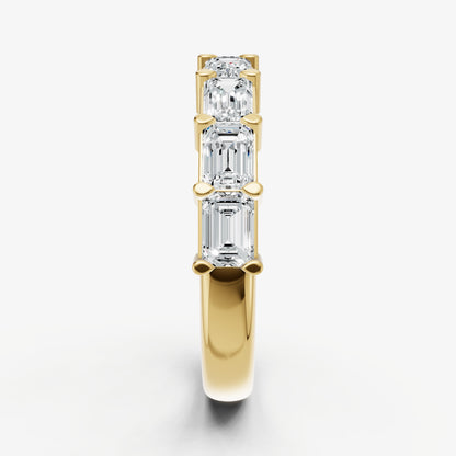 Prong Set East-West 0.20ct (20pt) Diamond Band
