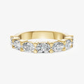 East-West Set Oval 20pt Diamond Band