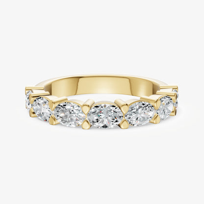 Prong Set East-West 0.20ct (20pt) Diamond Band
