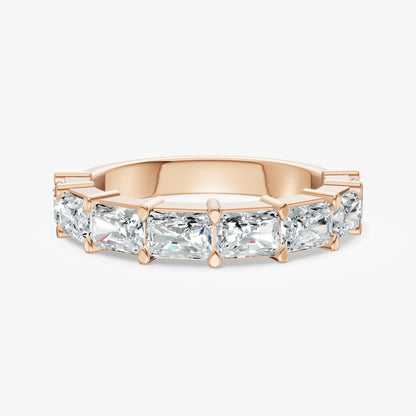 Prong Set East-West 0.20ct (20pt) Diamond Band