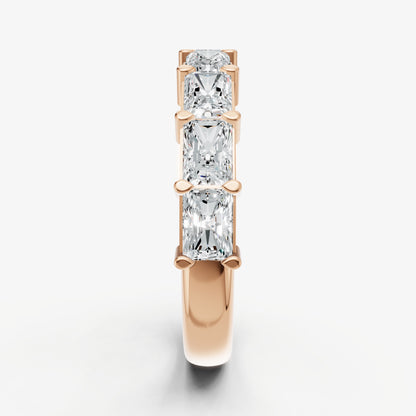 East-West Set Radiant 20pt Diamond Band