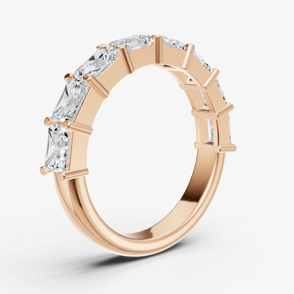 East-West Set Radiant 20pt Diamond Band
