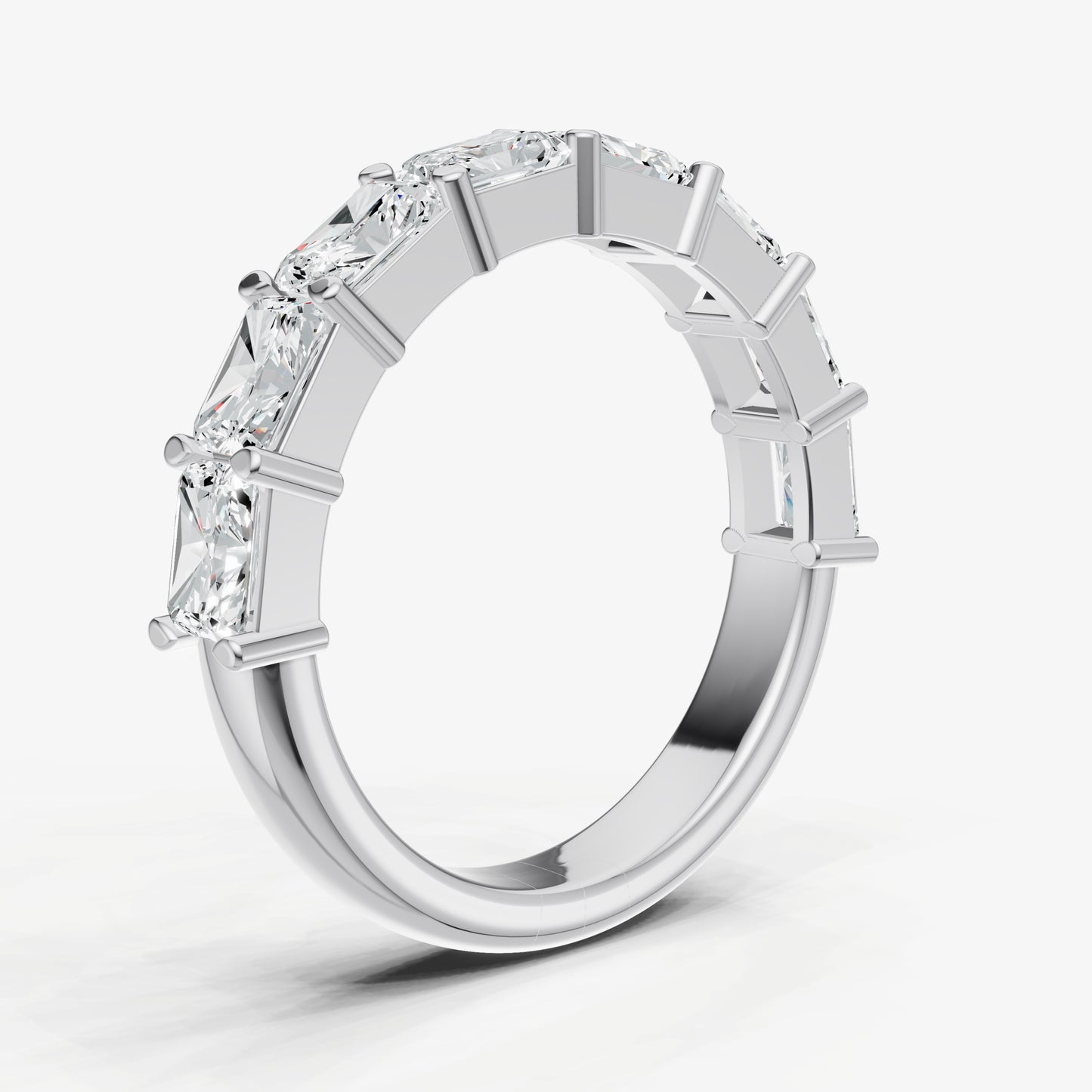Prong Set East-West 0.20ct (20pt) Diamond Band