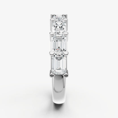 Prong Set East-West 0.25ct (25pt) Diamond Band