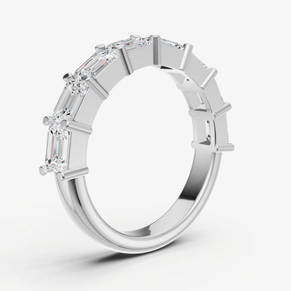 Prong Set East-West 0.25ct (25pt) Diamond Band