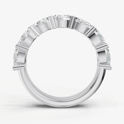 Prong Set East-West 0.25ct (25pt) Diamond Band