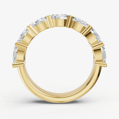 Prong Set East-West 0.25ct (25pt) Diamond Band