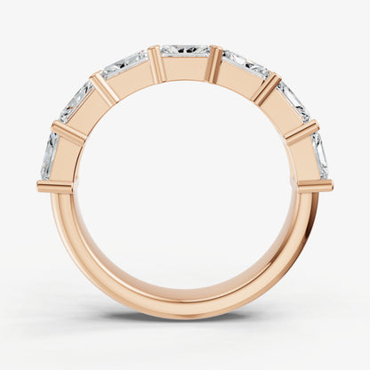 East-West Set Radiant 25pt Diamond Band