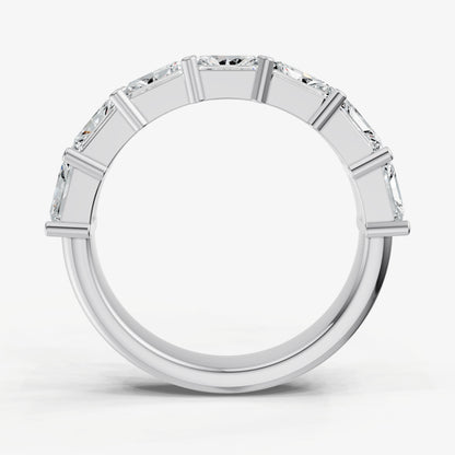 Prong Set East-West 0.25ct (25pt) Diamond Band