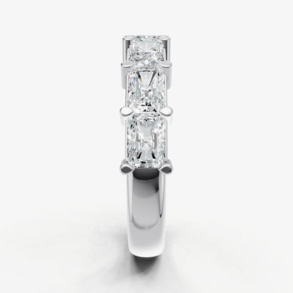 Prong Set East-West 0.25ct (25pt) Diamond Band