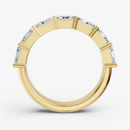 Prong Set East-West 0.25ct (25pt) Diamond Band