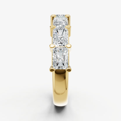 Prong Set East-West 0.25ct (25pt) Diamond Band