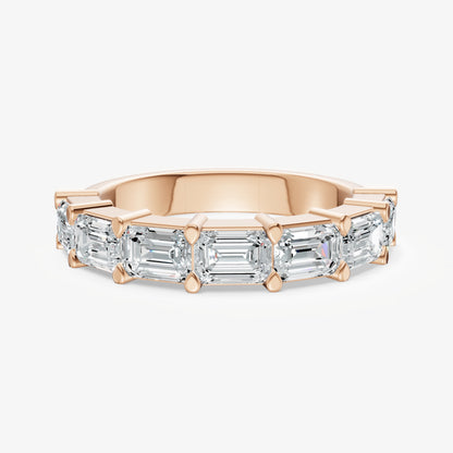 Prong Set East-West 0.30ct (30pt) Diamond Band