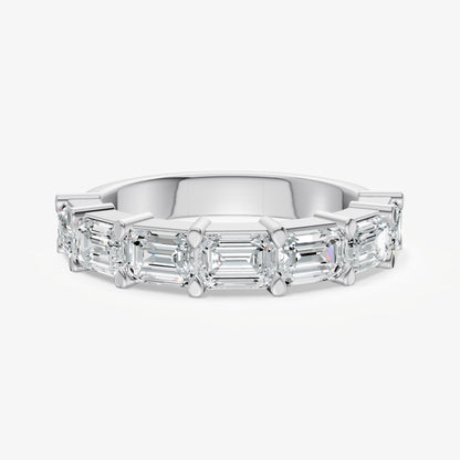 Prong Set East-West 0.30ct (30pt) Diamond Band