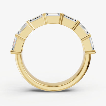 Prong Set East-West 0.30ct (30pt) Diamond Band