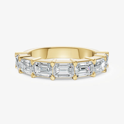 Prong Set East-West 0.30ct (30pt) Diamond Band