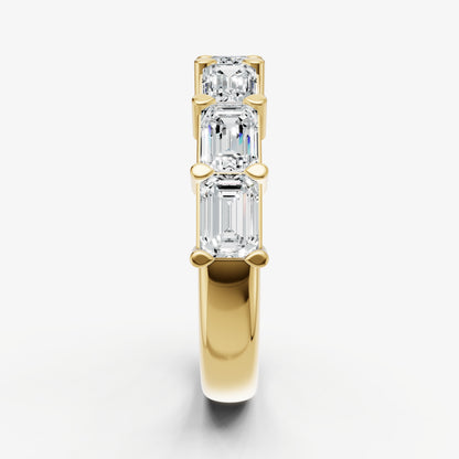 Prong Set East-West 0.30ct (30pt) Diamond Band