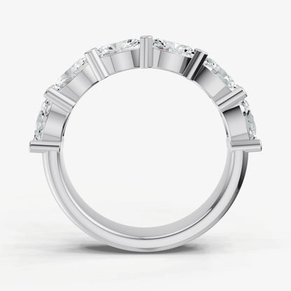 Prong Set East-West 0.30ct (30pt) Diamond Band