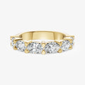 East-West Set Oval 30pt Diamond Band
