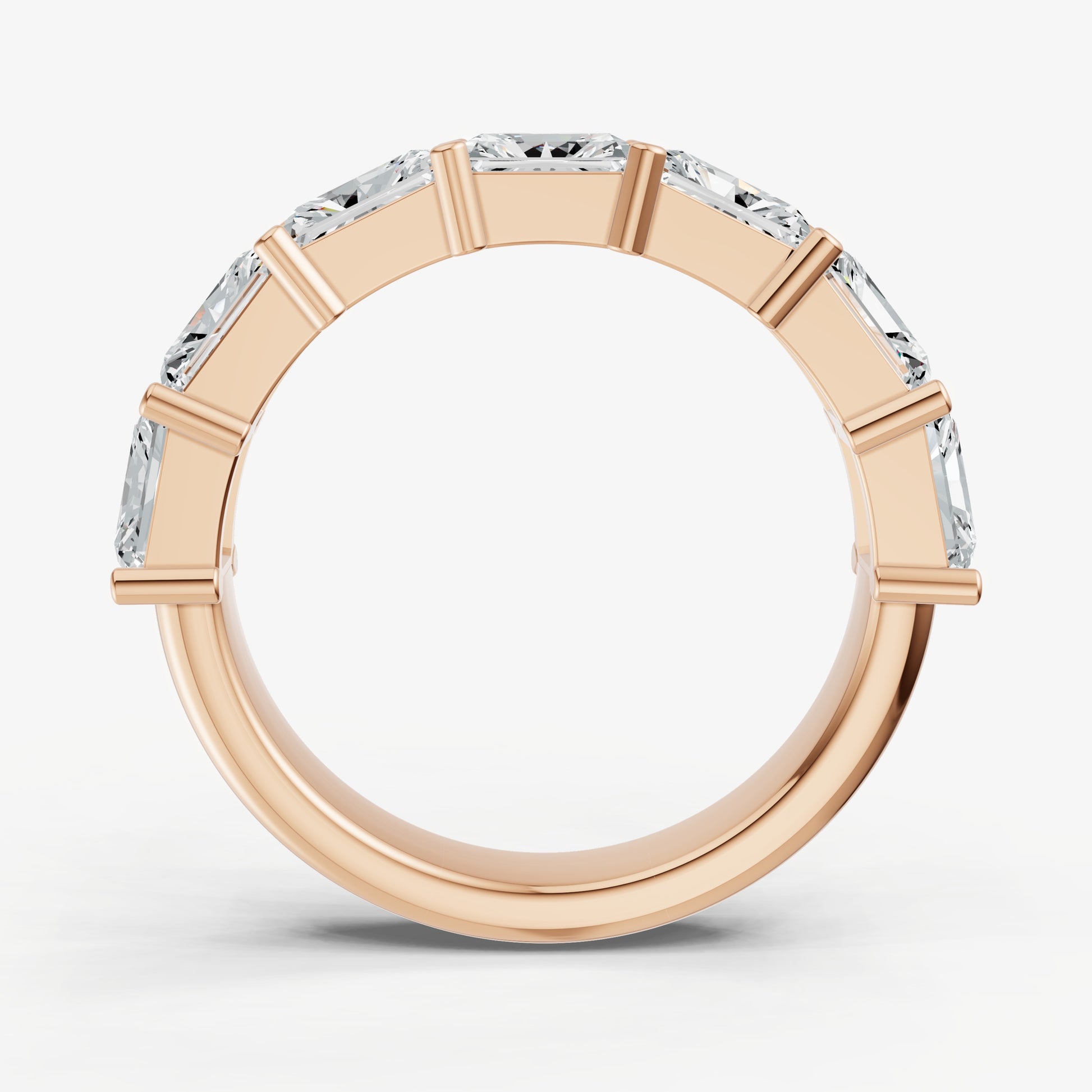 East-West Set Radiant 30pt Diamond Band