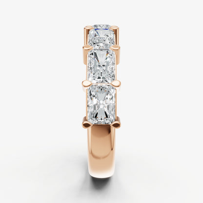 East-West Set Radiant 30pt Diamond Band