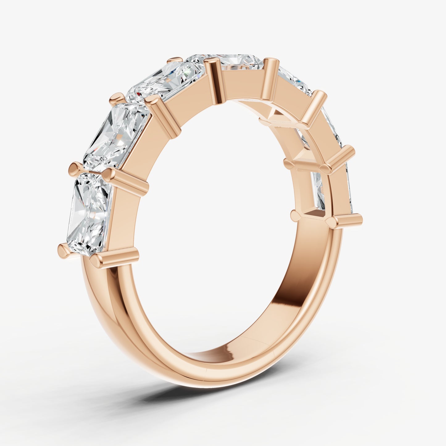 East-West Set Radiant 30pt Diamond Band