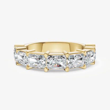 Prong Set East-West 0.30ct (30pt) Diamond Band