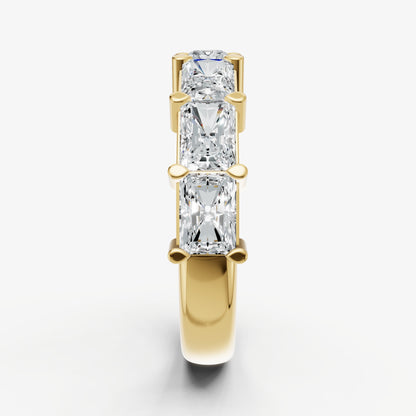 Prong Set East-West 0.30ct (30pt) Diamond Band