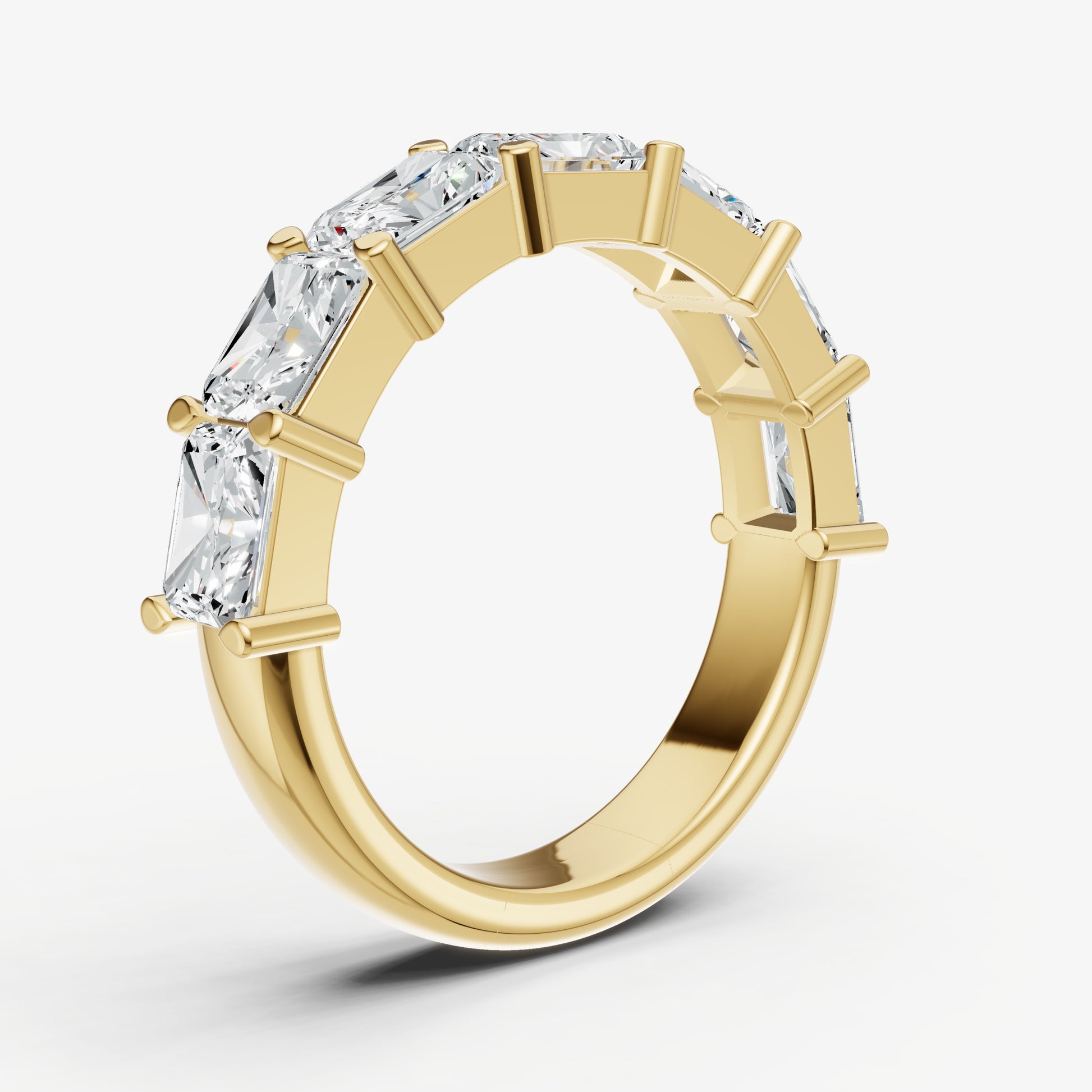 Prong Set East-West 0.30ct (30pt) Diamond Band