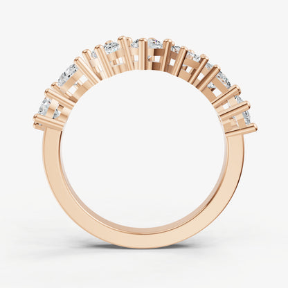 Fancy Shaped 0.10ct (10pt) Diamond Band