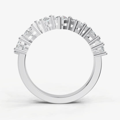 Fancy Shaped 0.10ct (10pt) Diamond Band