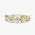Fancy Shaped 10pt Diamond Band