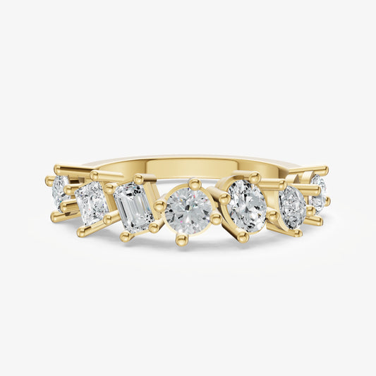 Fancy Shaped 0.30ct (30pt) Diamond Band