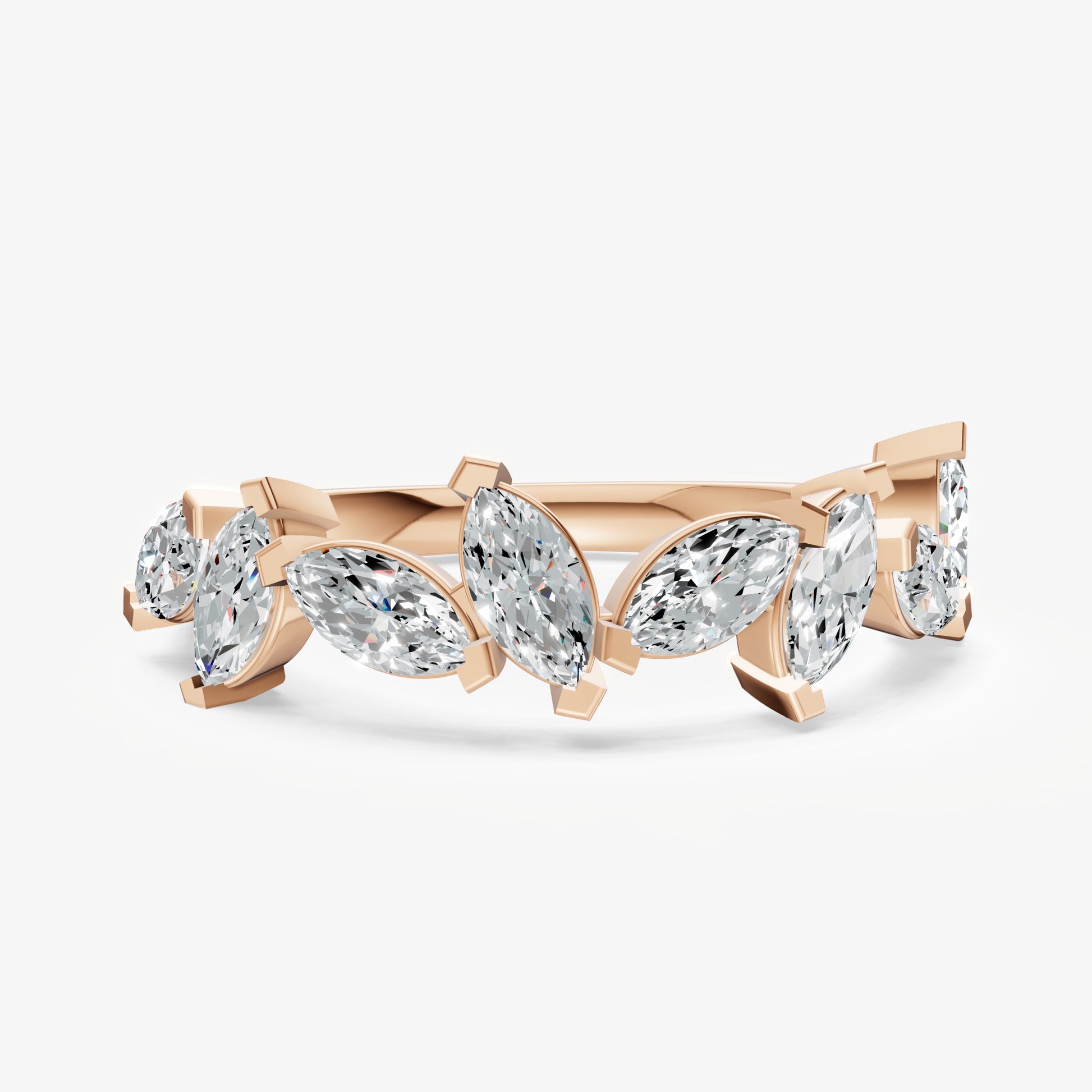 Marquise 0.10ct (10pt) Diamond Ring