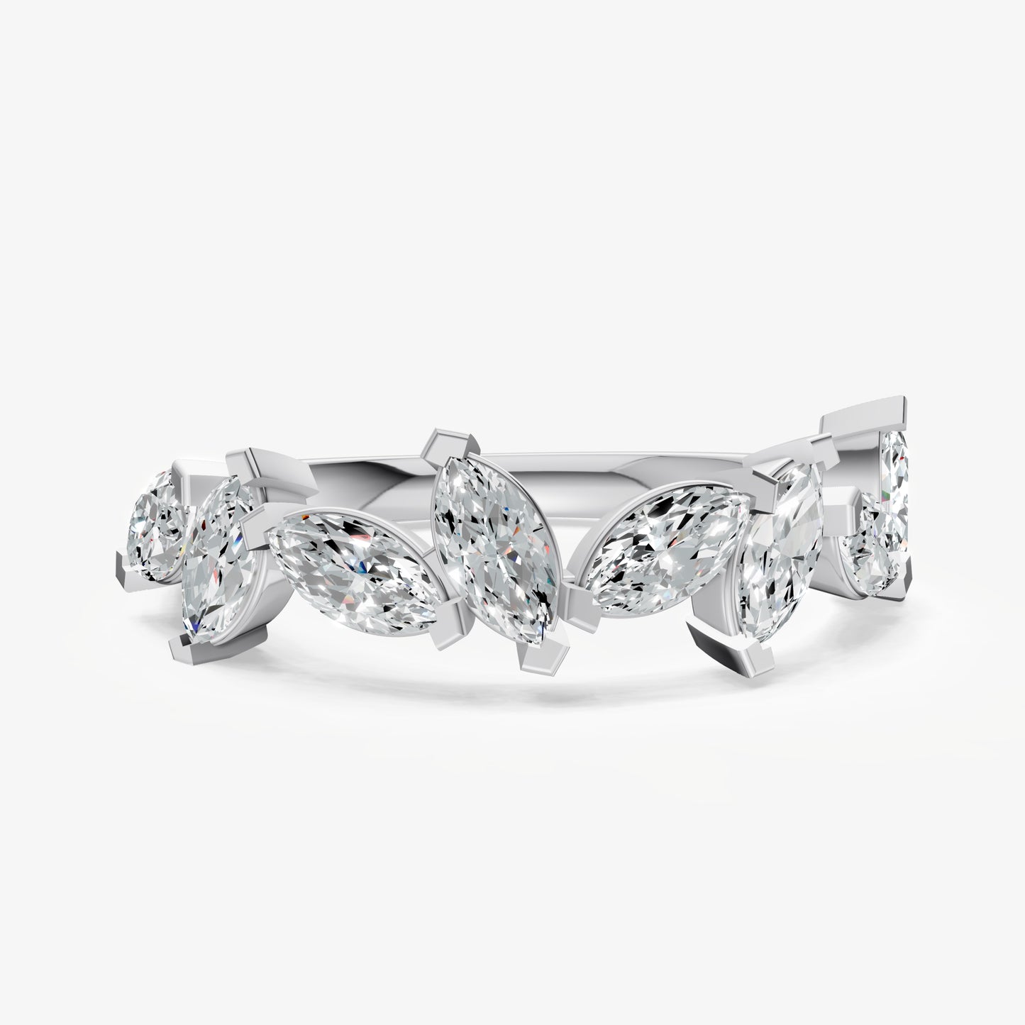Marquise 0.10ct (10pt) Diamond Ring
