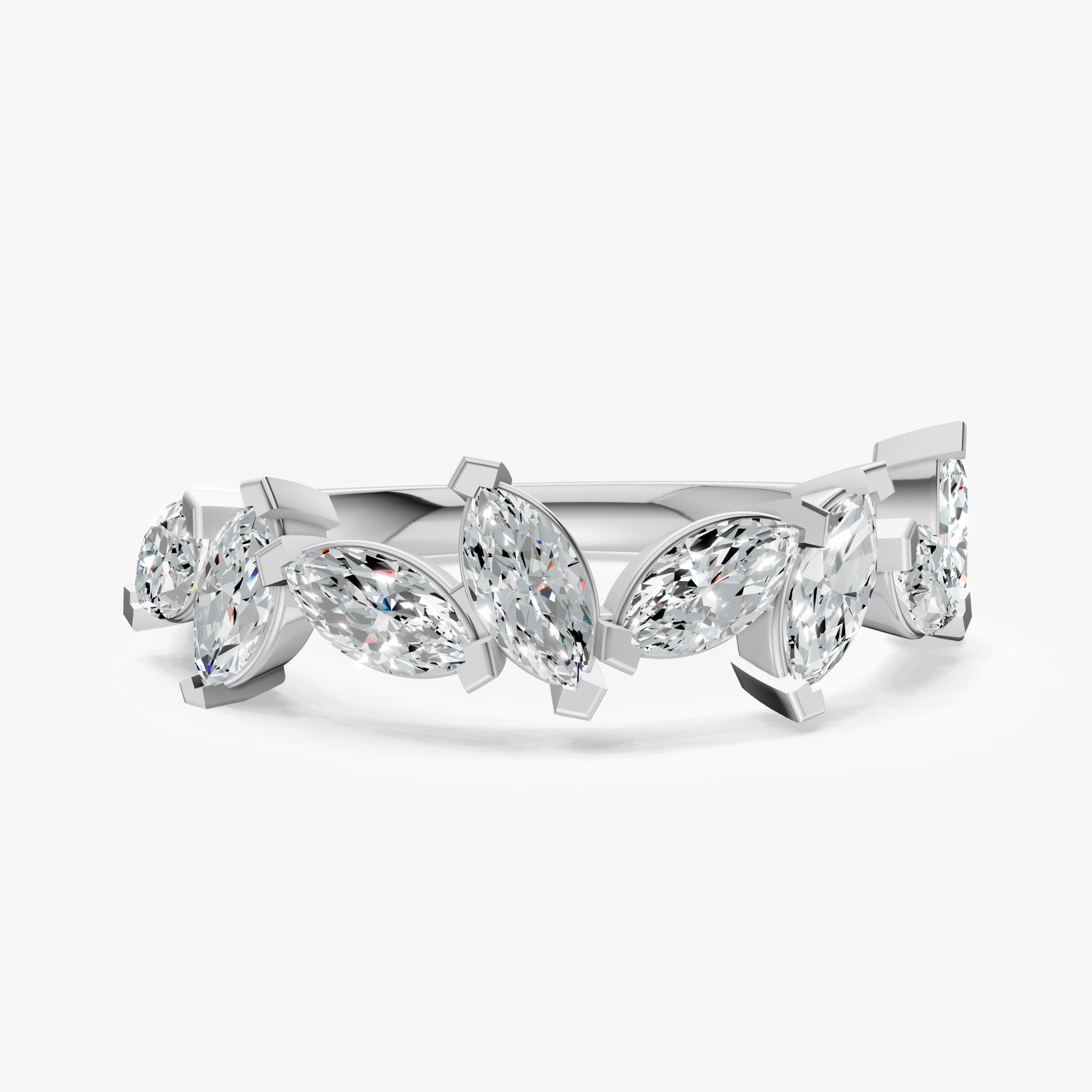 Marquise 0.10ct (10pt) Diamond Ring