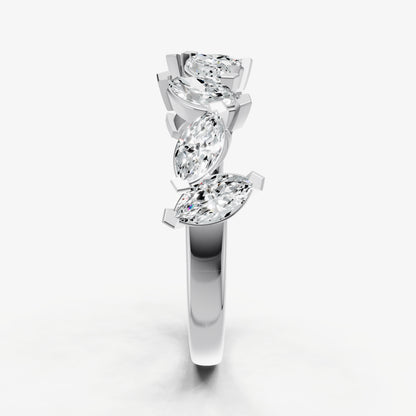 Marquise 0.10ct (10pt) Diamond Ring