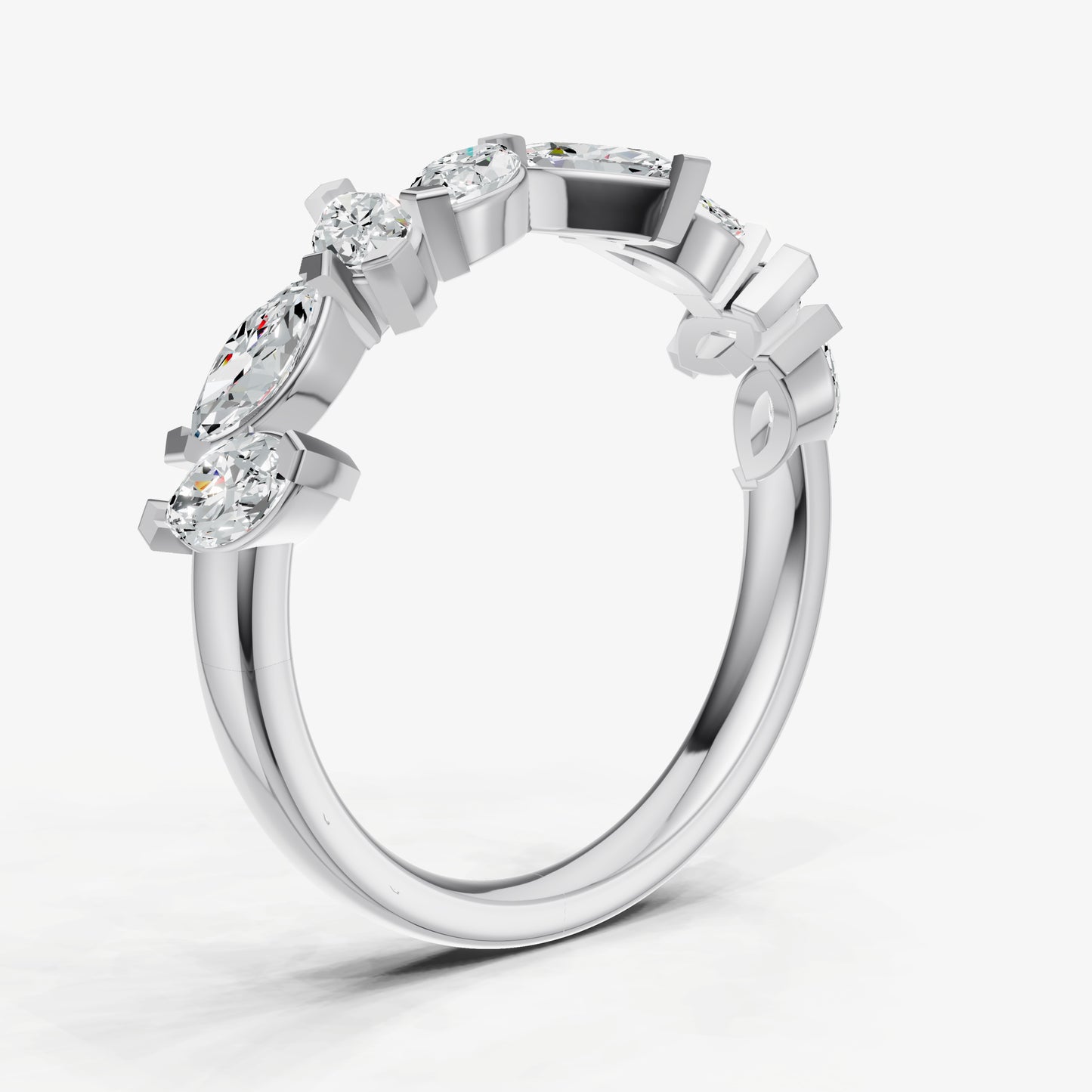 Marquise 0.10ct (10pt) Diamond Ring