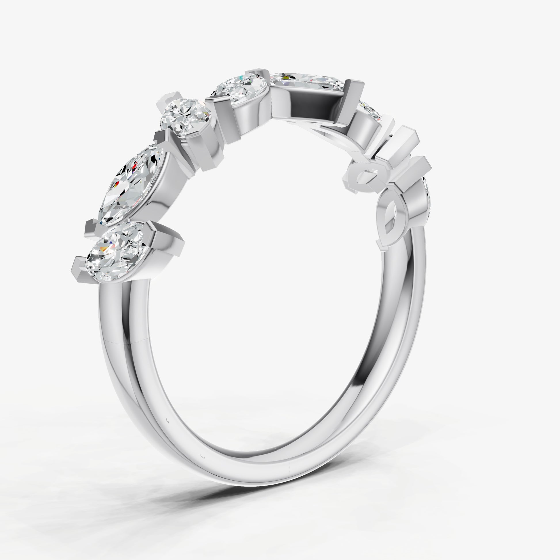 Marquise 0.10ct (10pt) Diamond Ring