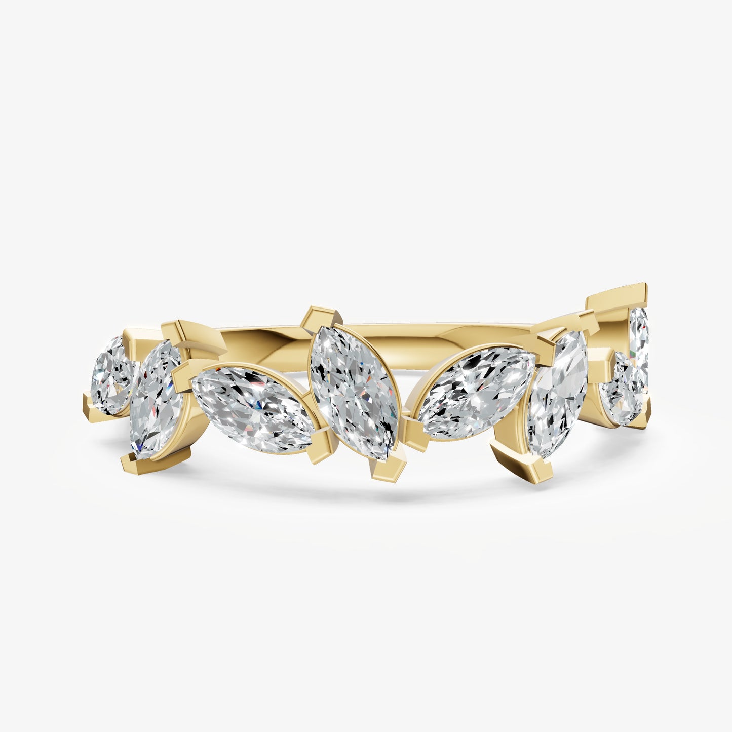 Marquise 0.10ct (10pt) Diamond Ring