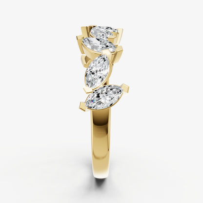 Marquise 0.10ct (10pt) Diamond Ring
