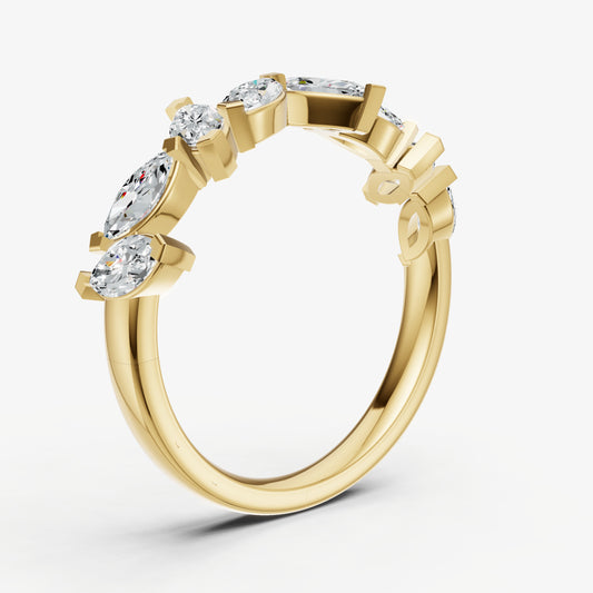 Marquise 25pt Diamond Ring