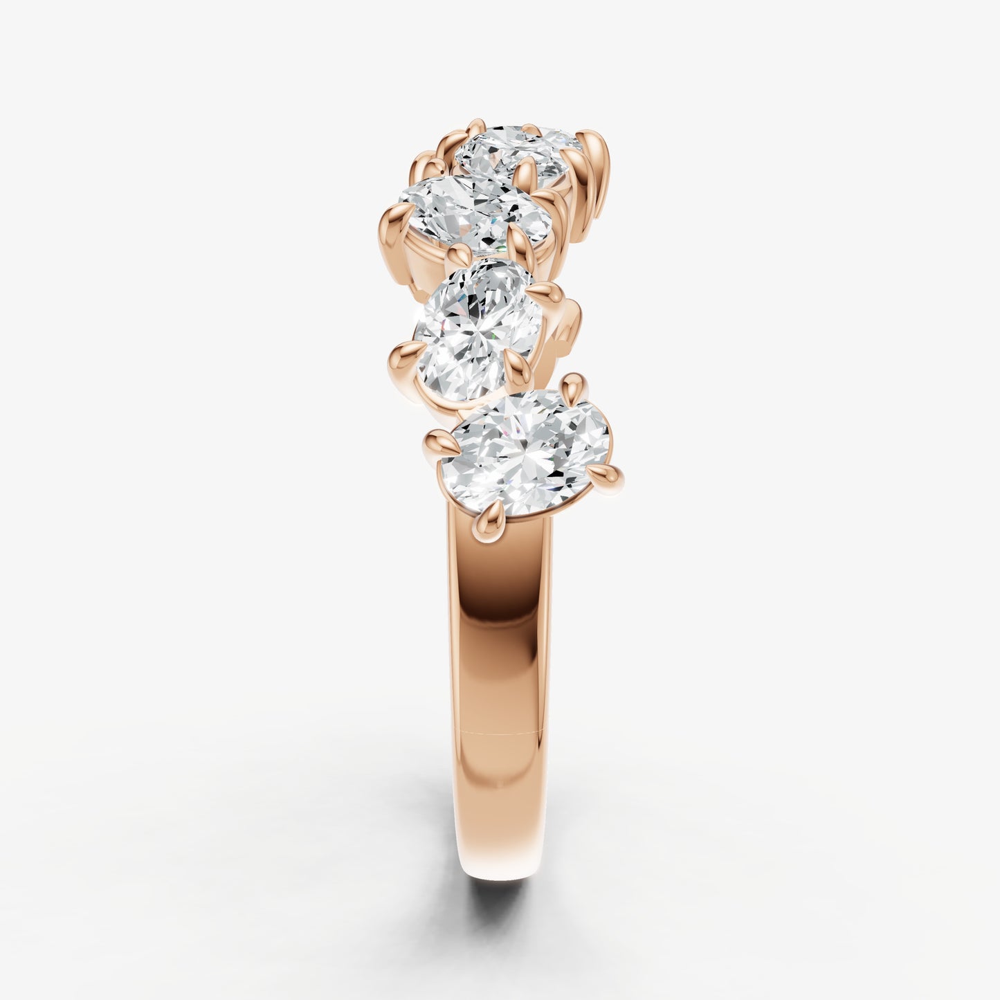 Oval 0.10ct (10pt) Diamond Ring